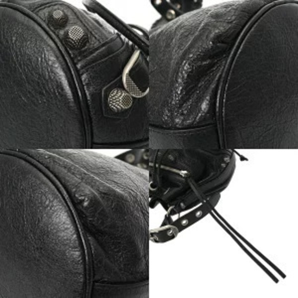 Balenciaga Le Cagoul Black Leather Handbag - Picture 7 of 9
